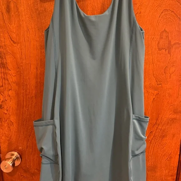 Yogalicious Teal Bra Dress - Picture 2 of 3